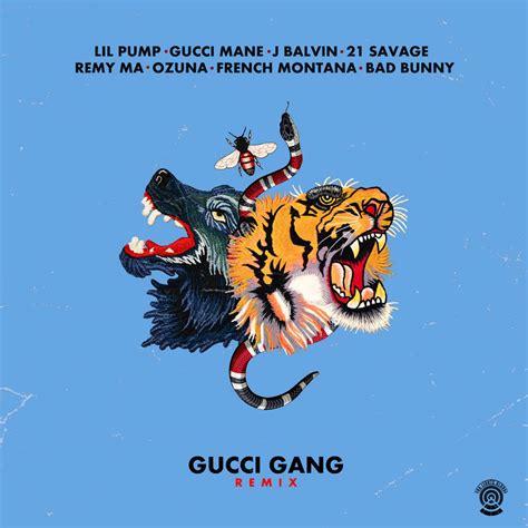 gucci gang bad bunny letra|gucci gang spanish remix lyrics.